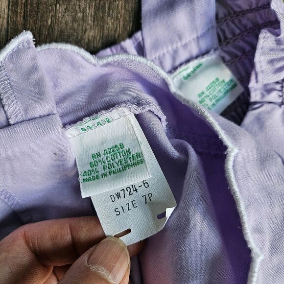 Vintage Alyssa Purple Dress & Matching Top Set Girls Size 7T - Picture 6 of 8